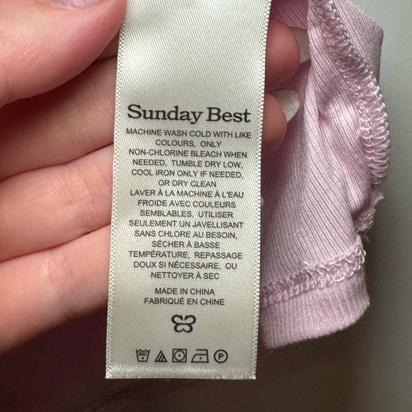 Sunday best pink XL crop tank NWT - Picture 3 of 8